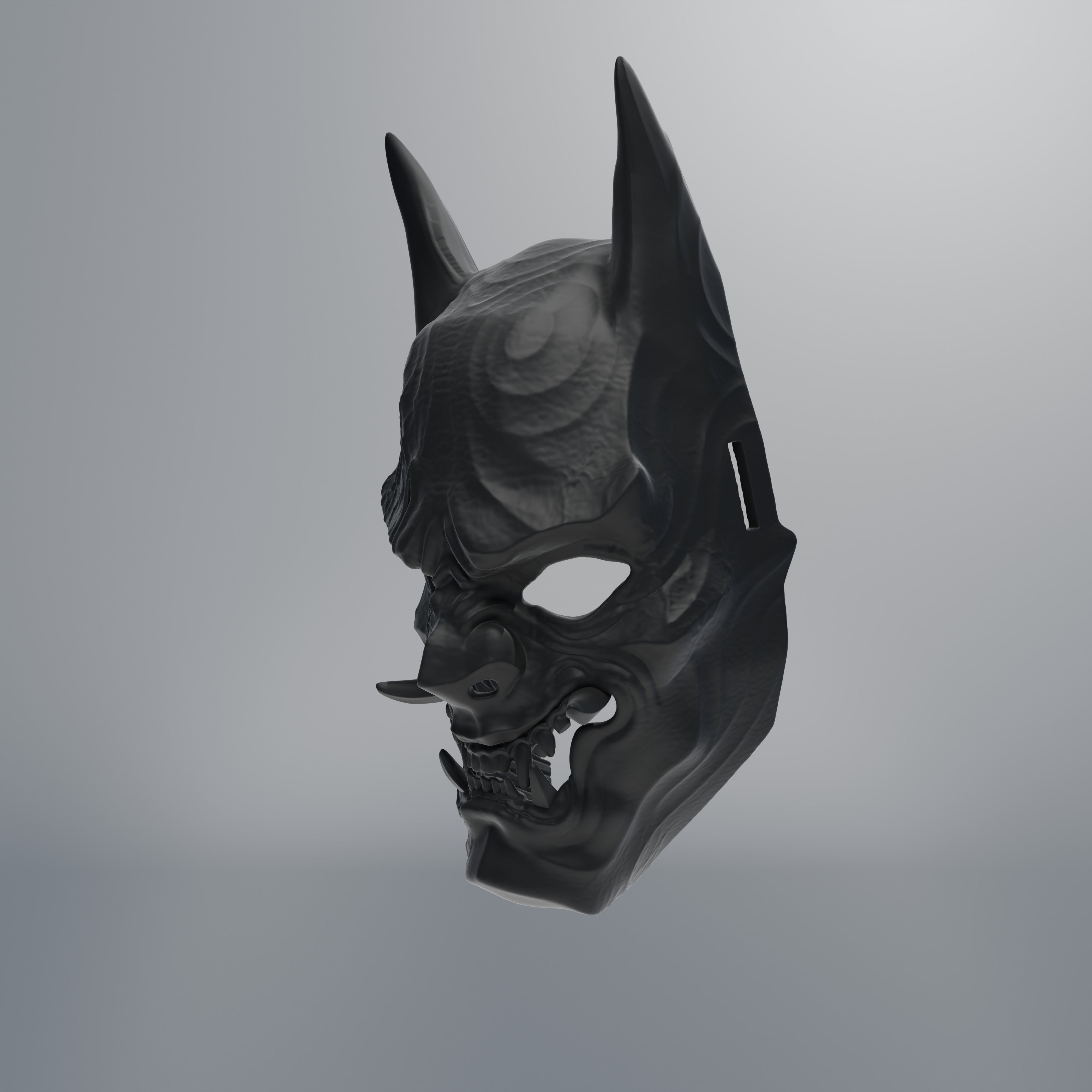 STL 3D Printable File Batman Mask