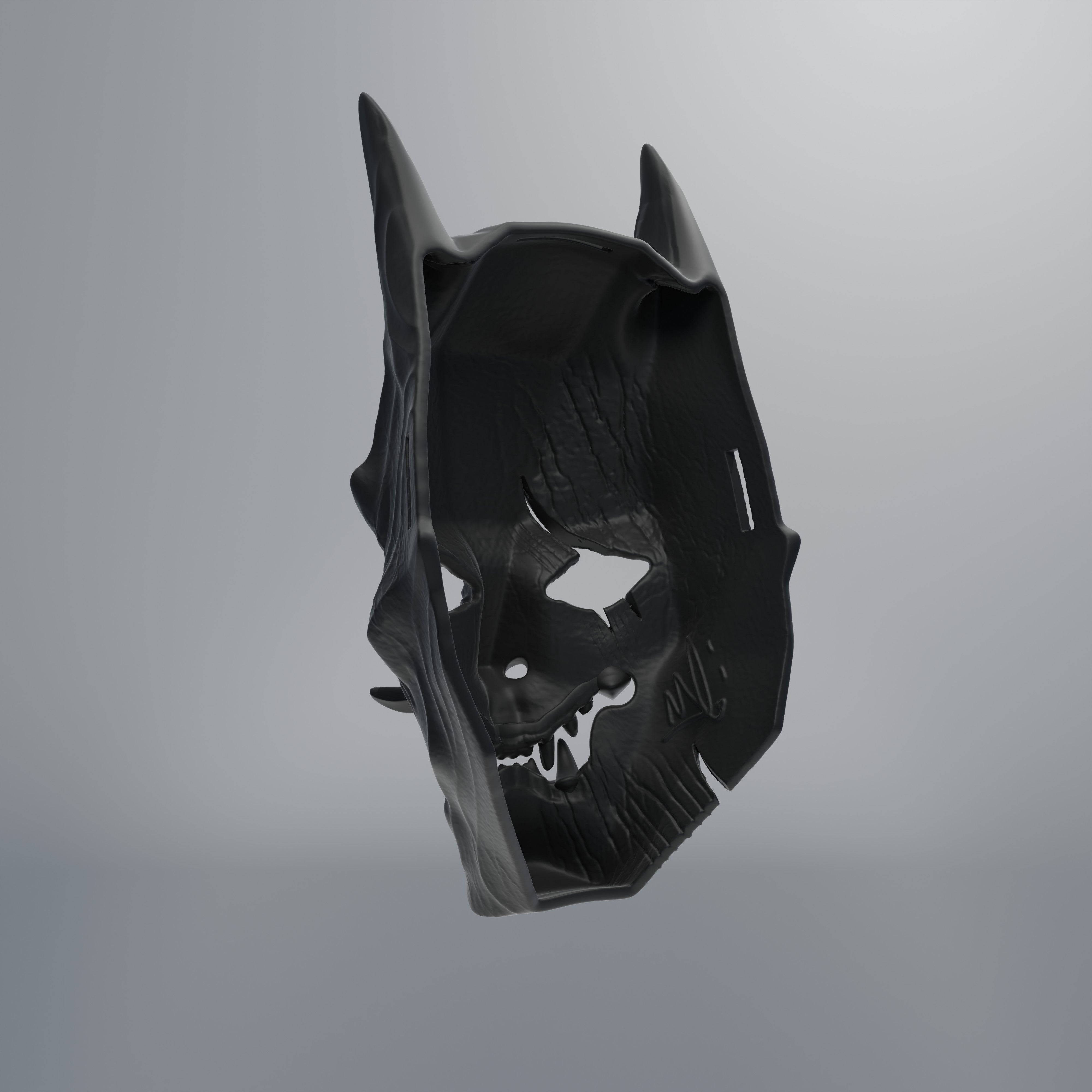 STL 3D Printable File Batman Mask